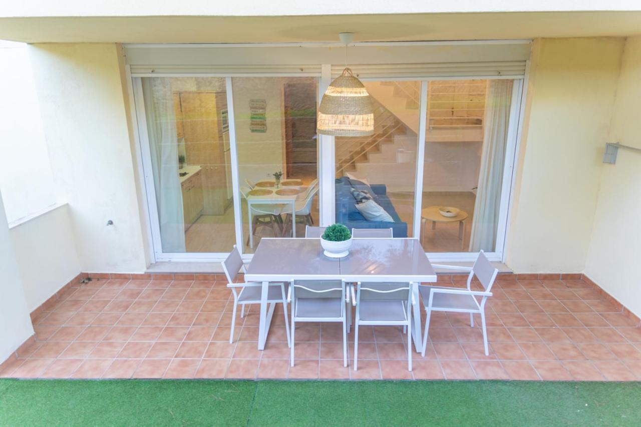 Adosado Con Piscina, Garaje, Jardin Y Playa 洛斯卡尼奥斯德梅卡 外观 照片